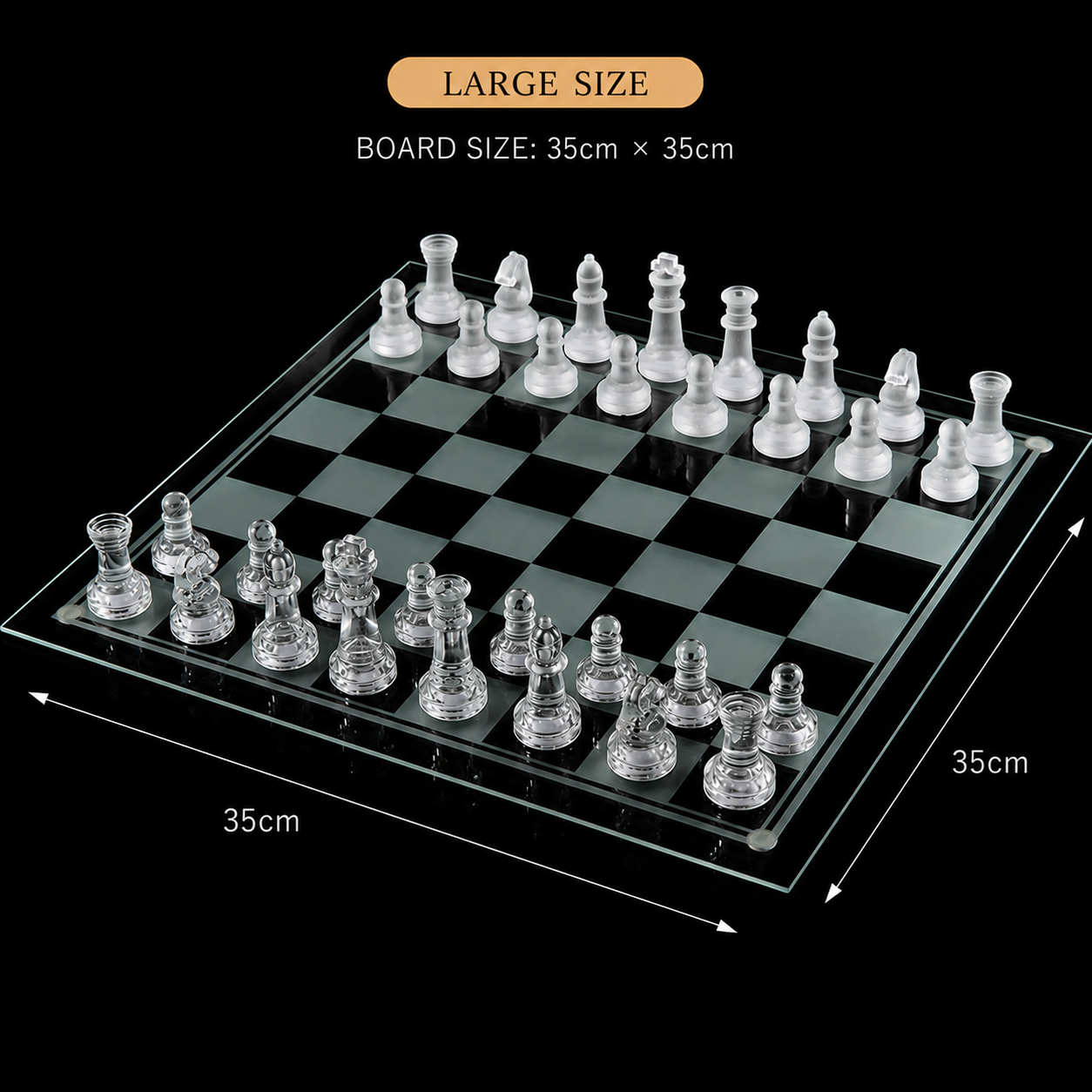 Luxury Decorative Crystal Chess Set