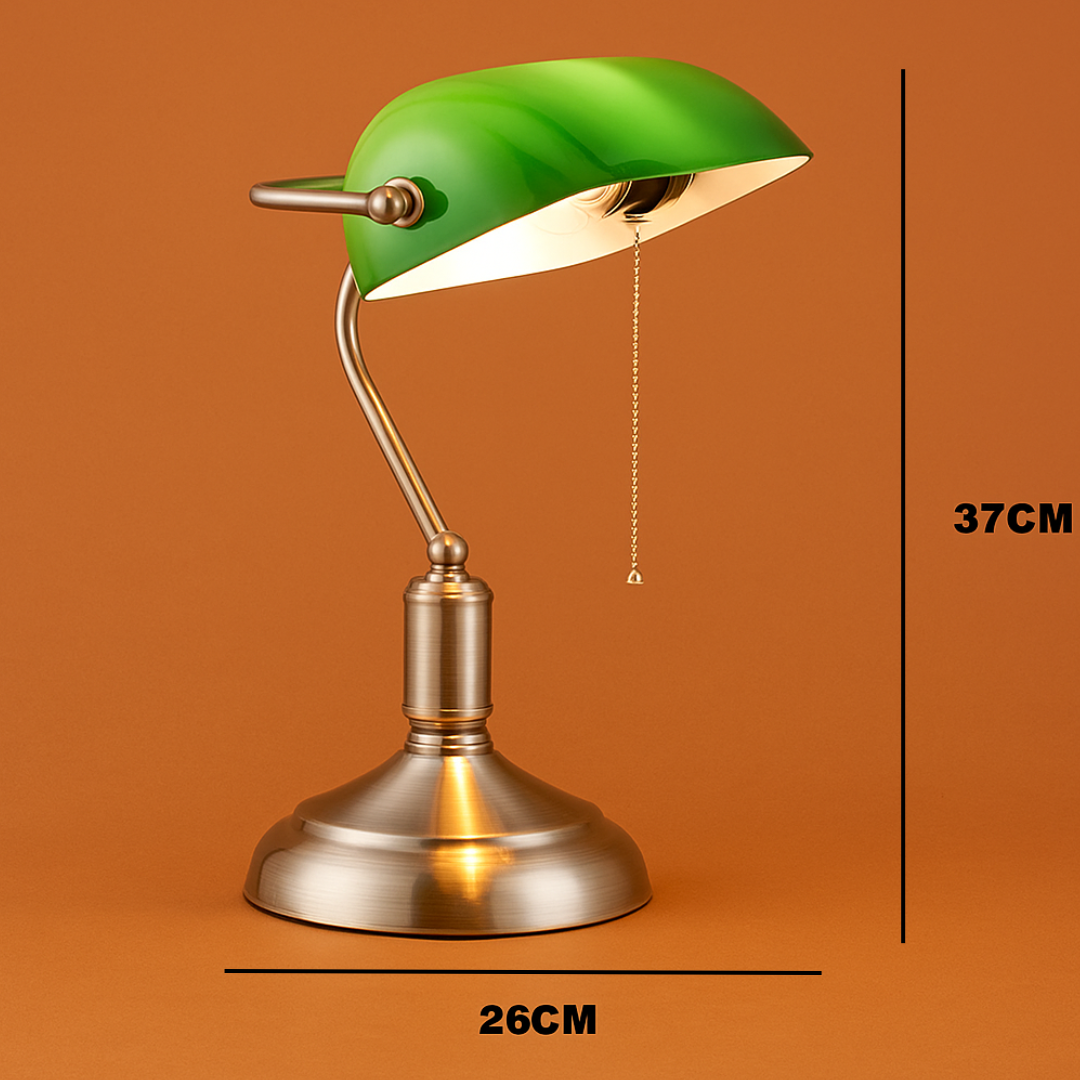Modern Bank Desk Lamp with Pull Switch