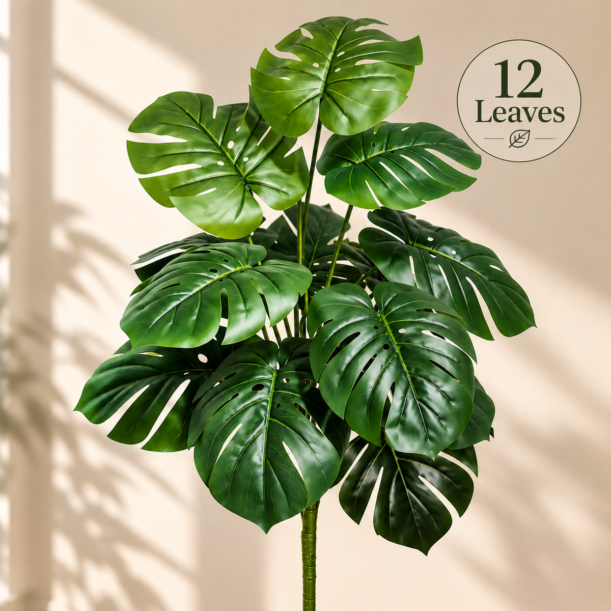 Lifelike Artificial Monstera Plant