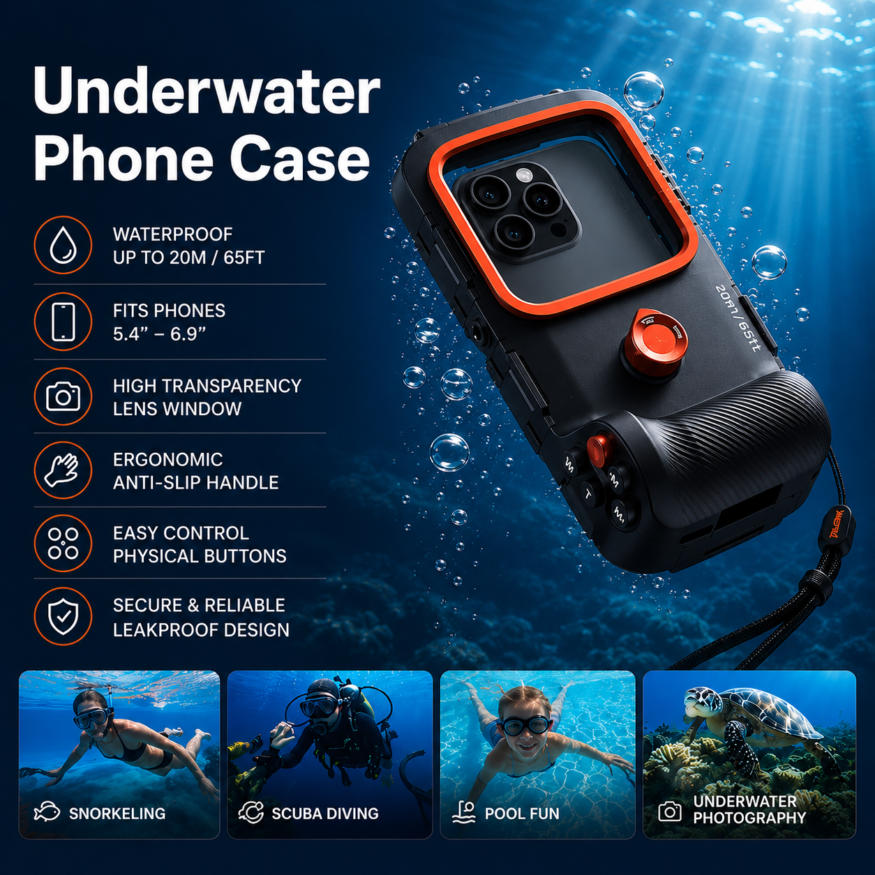 Universal Underwater Phone Cover