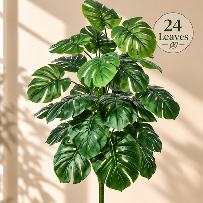 Lifelike Artificial Monstera Plant