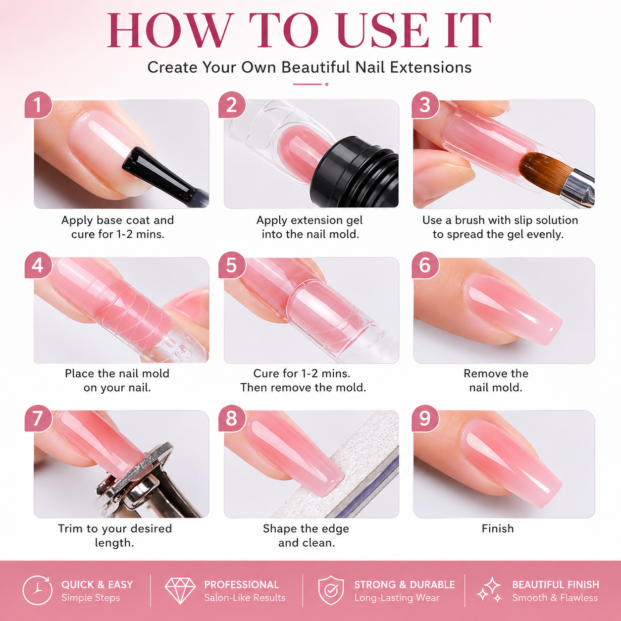 Professional Gel Nail Starter Kit