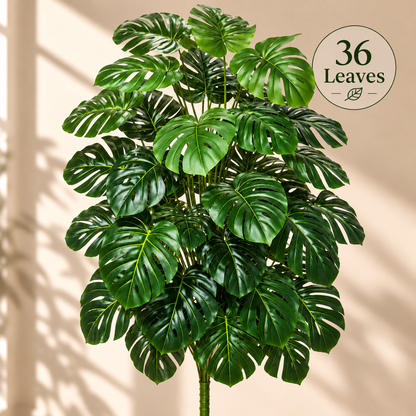 Lifelike Artificial Monstera Plant