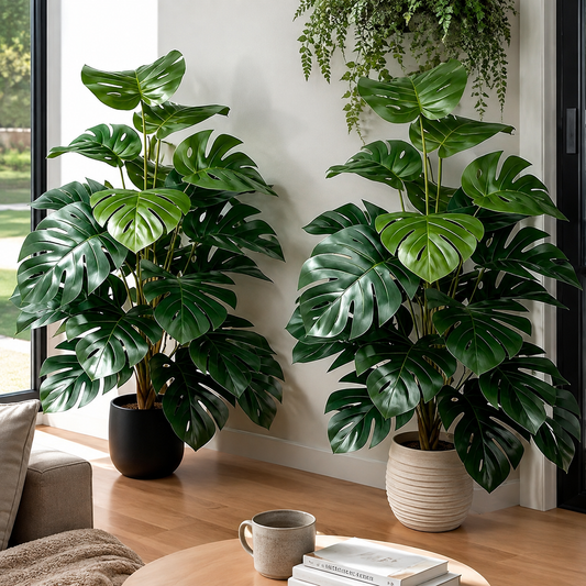 Lifelike Artificial Monstera Plant