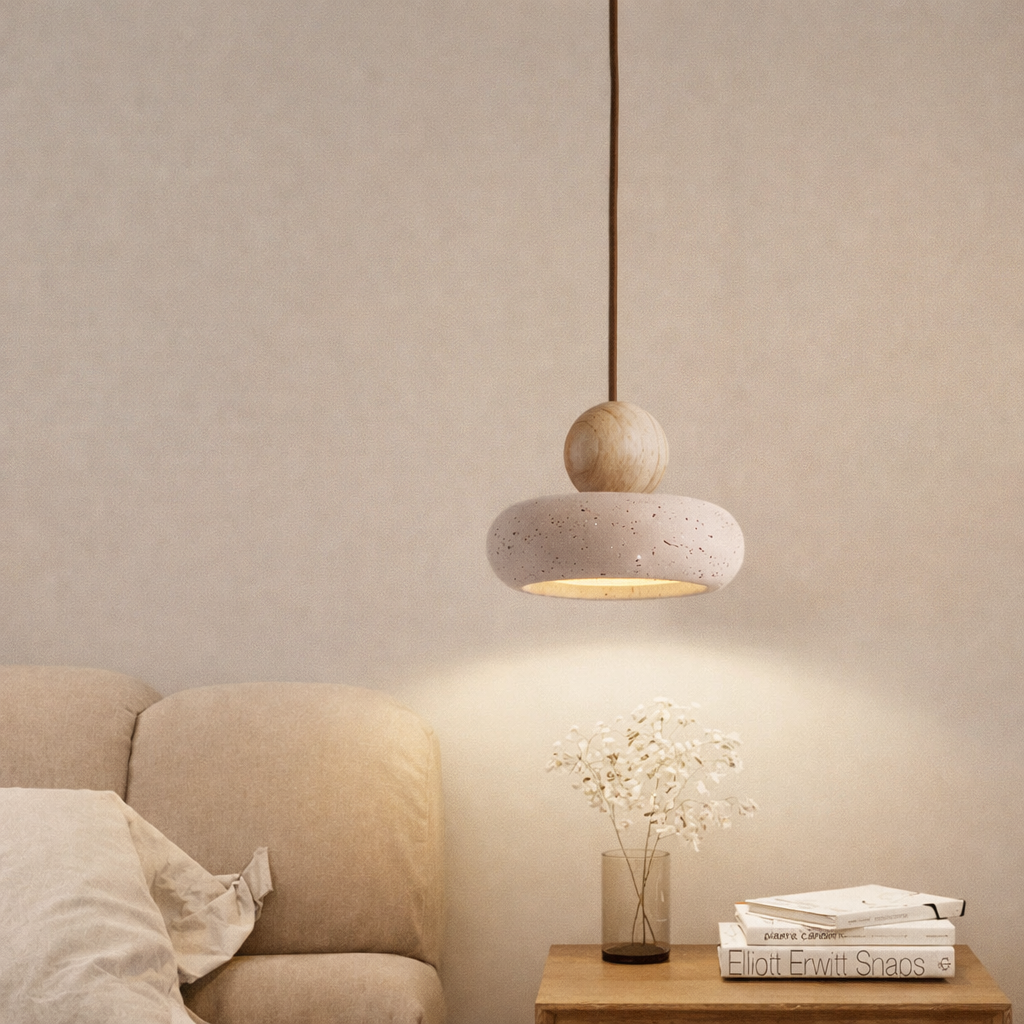 Vintage Agate Pendant Light