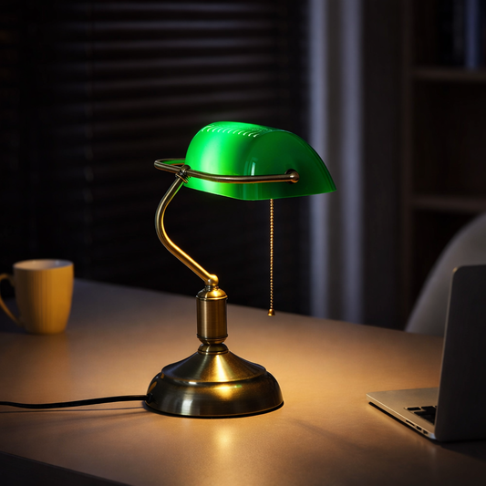 Modern Desk Lamp with Pull Switch