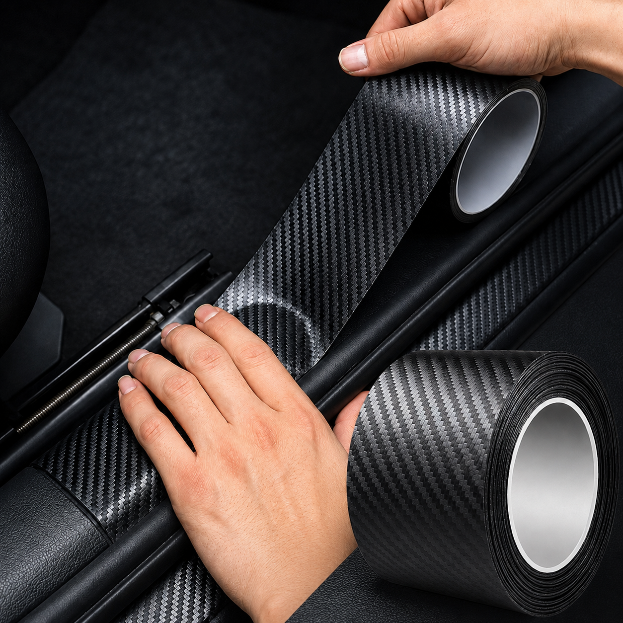 Self-Adhesive Carbon Fibre Protection Tape