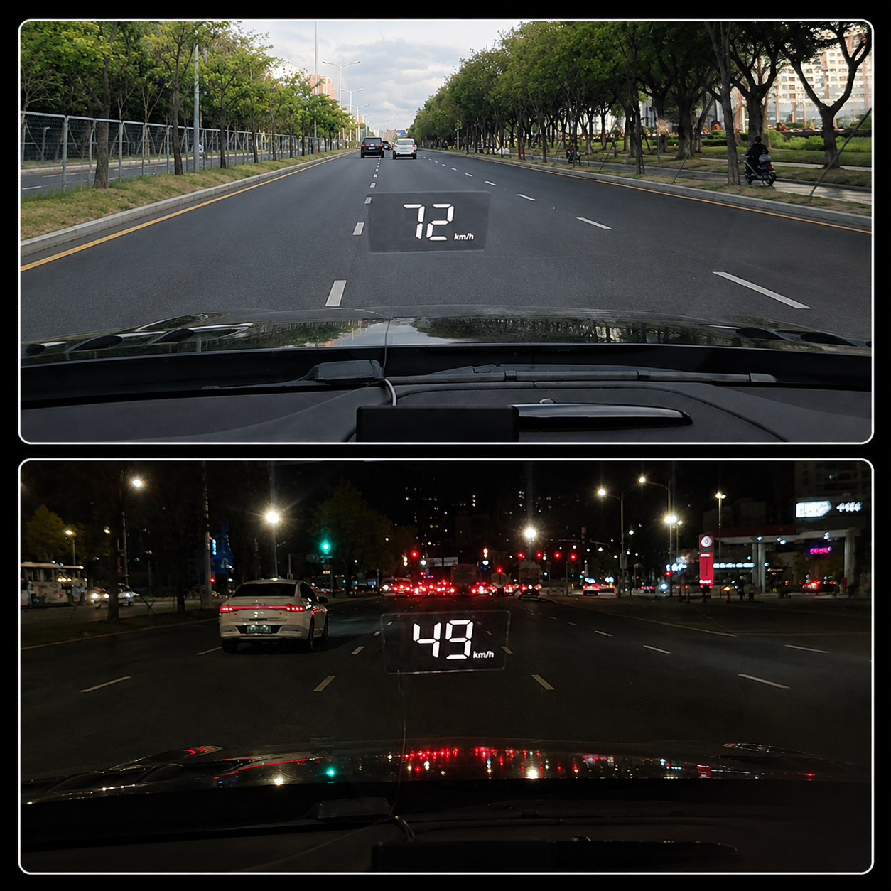 GPS Head Up Display Speedometer