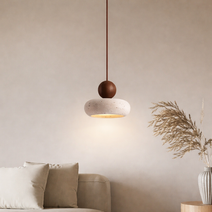 Vintage Agate Pendant Light