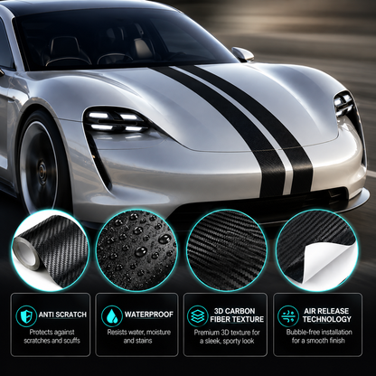 Self-Adhesive Carbon Fibre Protection Tape