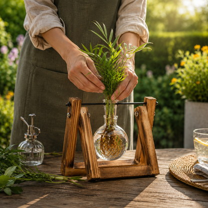 Elegant Plant Propagation Display Station