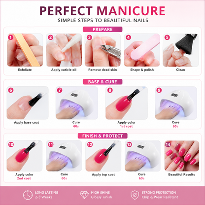 Professional Gel Nail Starter Kit
