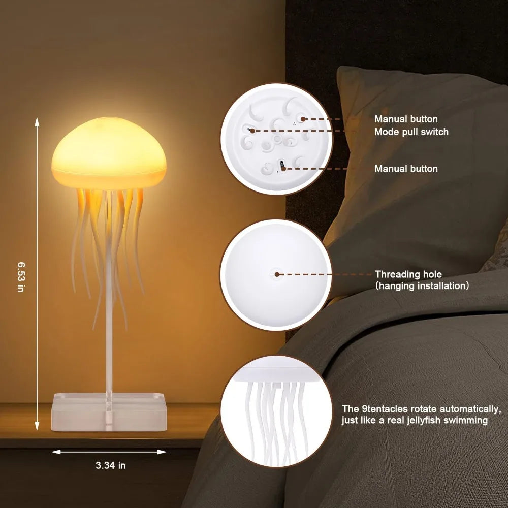 Bionic Jellyfish Lamp with Voice Control