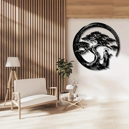 Japanese Bonsai Wall Art