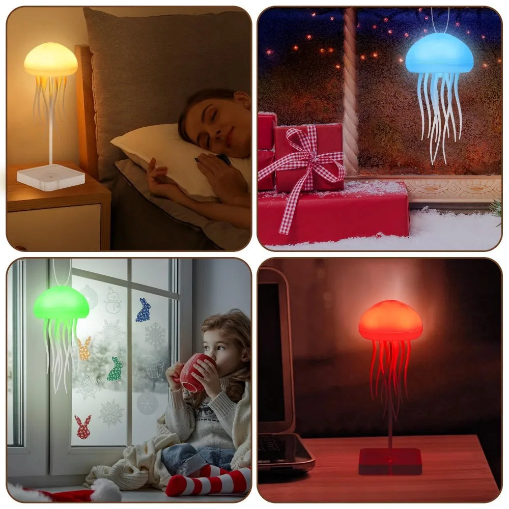 Bionic Jellyfish Lamp with Voice Control