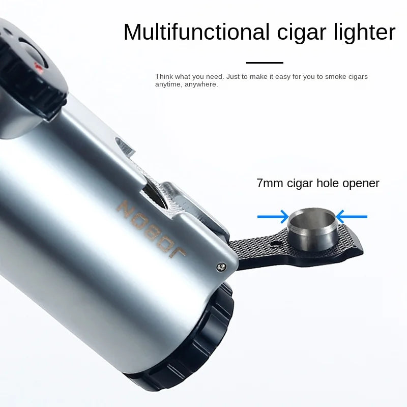 Portable 4-Torch Windproof Lighter