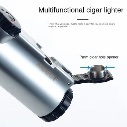 Portable 4-Torch Windproof Lighter